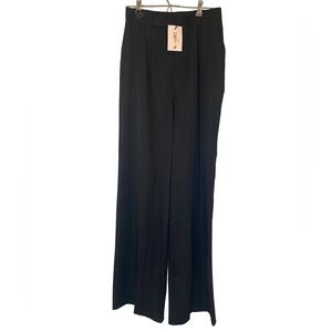 👖NWT Black Trousers Size 4 Tall by Missguided👖